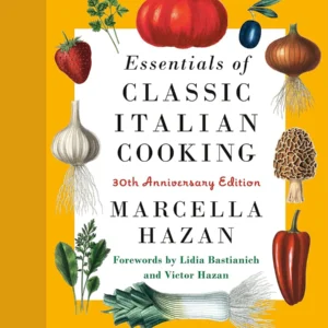 uncropped book cover for the essentials of classic italian cooking