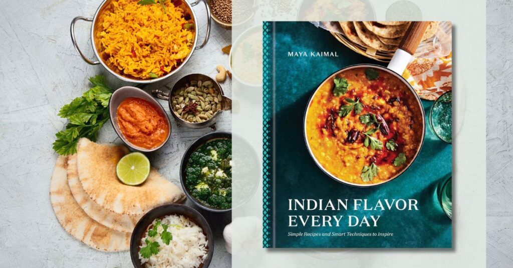 Indian food in pots and ramekins with the Indian flavor every day cookbook