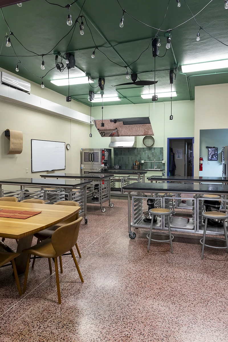 the full kitchen at the book kitchen